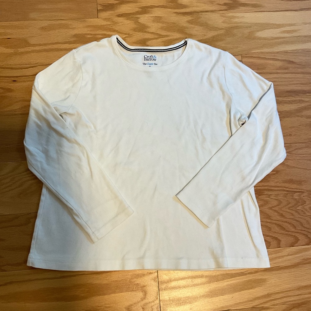 Croft & Barrow Classic White Tee